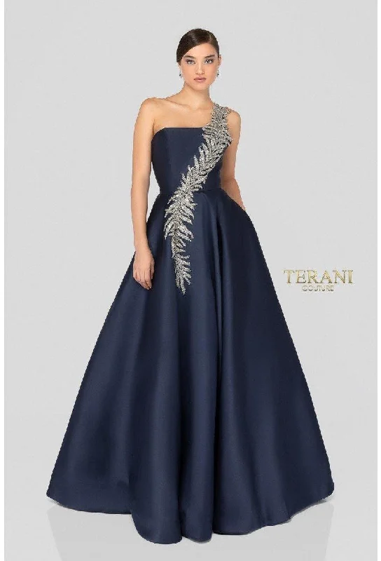 Maxi dresses with side slits for a touch of allure Maxi dresses with side slits for a touch of allure Terani Couture 1912E9202 Navy 20 Sale Maxi dresses with side slits for a touch of allure Maxi dresses with side slits for a touch of allure Terani Couture 1912E9202 Navy 20 Sale