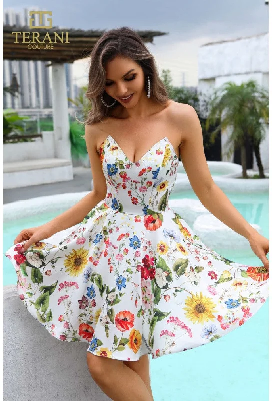 Strapless maxi dresses for a beachside vacation Strapless maxi dresses for a beachside vacation Terani Couture 251P4374 Homecoming A Line Floral Short Prom Dress Strapless maxi dresses for a beachside vacation Strapless maxi dresses for a beachside vacation Terani Couture 251P4374 Homecoming A Line Floral Short Prom Dress