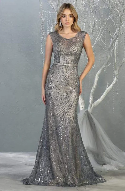 Mermaid - Style Women Dress with a Fitted Silhouette for Special OccasionsMermaid - Style Women Dress with a Fitted Silhouette for Special OccasionsMay Queen - RQ7810 Embellished Scoop Neck Trumpet Dress Mermaid - Style Women Dress with a Fitted Silhouette for Special OccasionsMermaid - Style Women Dress with a Fitted Silhouette for Special OccasionsMay Queen - RQ7810 Embellished Scoop Neck Trumpet Dress