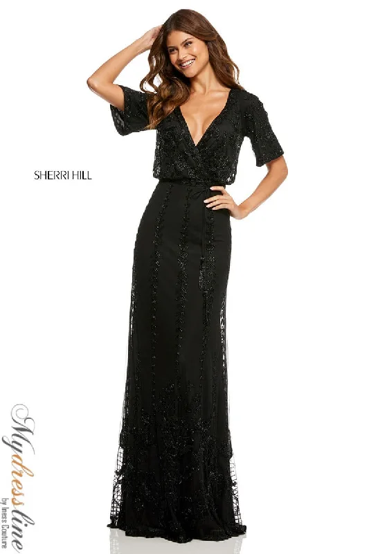 Little Black Women Dress with Sequins for a Glamorous Night OutLittle Black Women Dress with Sequins for a Glamorous Night OutSherri Hill 52676 Little Black Women Dress with Sequins for a Glamorous Night OutLittle Black Women Dress with Sequins for a Glamorous Night OutSherri Hill 52676