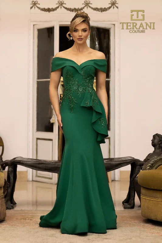Long - Sleeve Women Dress in Velvet for a Luxurious Winter LookLong - Sleeve Women Dress in Velvet for a Luxurious Winter LookTerani Couture 1911M9339 Long - Sleeve Women Dress in Velvet for a Luxurious Winter LookLong - Sleeve Women Dress in Velvet for a Luxurious Winter LookTerani Couture 1911M9339