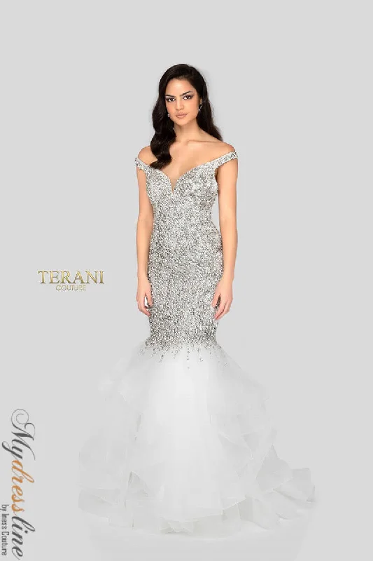 Wrap - Style Women Dress with Adjustable Fit for All Body TypesWrap - Style Women Dress with Adjustable Fit for All Body TypesTerani Couture 1911P8363 Wrap - Style Women Dress with Adjustable Fit for All Body TypesWrap - Style Women Dress with Adjustable Fit for All Body TypesTerani Couture 1911P8363