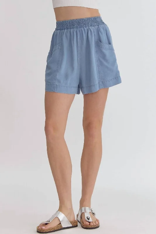 Stretchable Women Shorts for Maximum MobilityStretchable Women Shorts for Maximum MobilityDenim High Waisted Shorts In Blue Stretchable Women Shorts for Maximum MobilityStretchable Women Shorts for Maximum MobilityDenim High Waisted Shorts In Blue