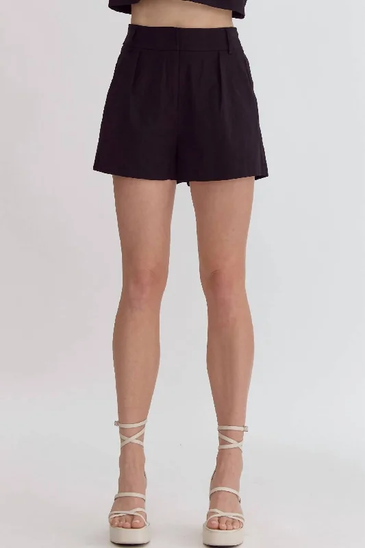 Twill Women Shorts with a Smooth Texture and DurabilityTwill Women Shorts with a Smooth Texture and DurabilityHigh Waisted Shorts In Black Twill Women Shorts with a Smooth Texture and DurabilityTwill Women Shorts with a Smooth Texture and DurabilityHigh Waisted Shorts In Black