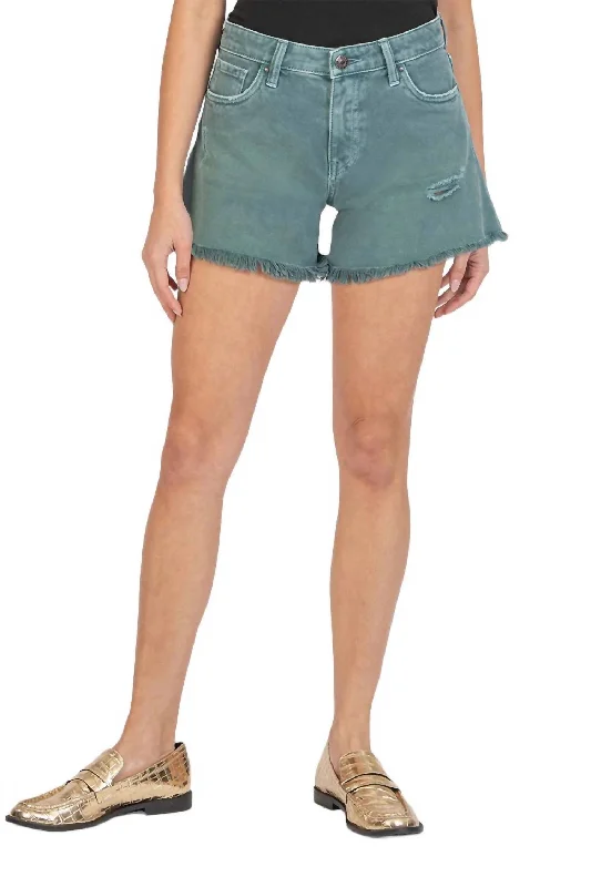 Tie - Waist Women Shorts for a Customizable FitTie - Waist Women Shorts for a Customizable FitJane High Rise Long Inseam Shorts In Teal Tie - Waist Women Shorts for a Customizable FitTie - Waist Women Shorts for a Customizable FitJane High Rise Long Inseam Shorts In Teal