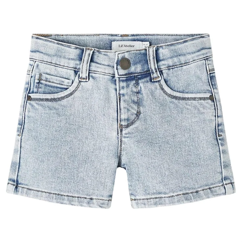 Tie - Waist Women Shorts for a Customizable FitTie - Waist Women Shorts for a Customizable FitLil'Atelier Light Blue Denim Ben Loose Denim Shorts Tie - Waist Women Shorts for a Customizable FitTie - Waist Women Shorts for a Customizable FitLil'Atelier Light Blue Denim Ben Loose Denim Shorts