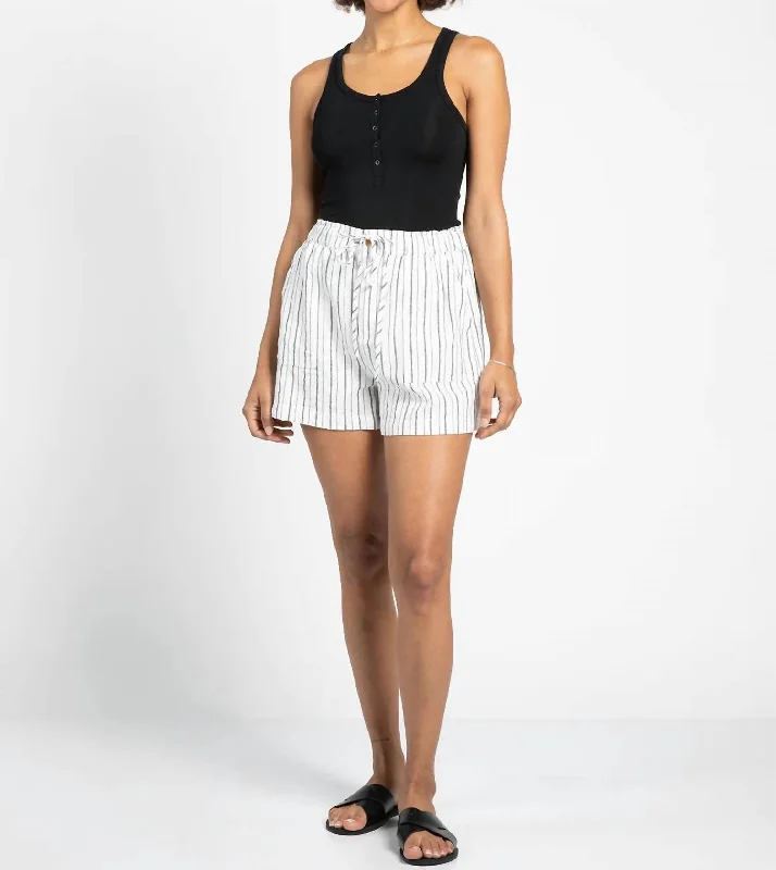 Plus Size Women Shorts with a Comfortable and Stylish FitPlus Size Women Shorts with a Comfortable and Stylish FitVeronica Shorts In White Black Stripe Plus Size Women Shorts with a Comfortable and Stylish FitPlus Size Women Shorts with a Comfortable and Stylish FitVeronica Shorts In White Black Stripe