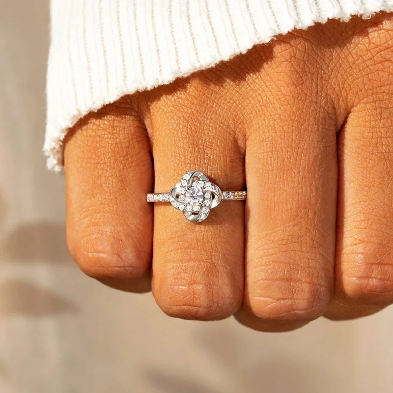 Cut - Out Bodysuits for a Trendy and Fashion - Forward Style925 Sterling Silver Inlaid Zircon Ring Cut - Out Bodysuits for a Trendy and Fashion - Forward Style925 Sterling Silver Inlaid Zircon Ring