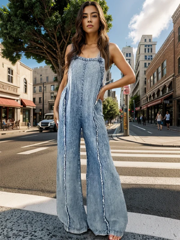 Metallic Bodysuits for a Glitzy and Glamorous Night OutAdjustable Strap Wide Leg Denim Overalls Metallic Bodysuits for a Glitzy and Glamorous Night OutAdjustable Strap Wide Leg Denim Overalls
