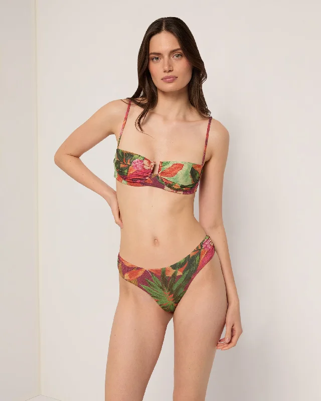 Printed floral women swimwear for a feminine and colorful beach vibeAlessia Bikini Top Printed floral women swimwear for a feminine and colorful beach vibeAlessia Bikini Top