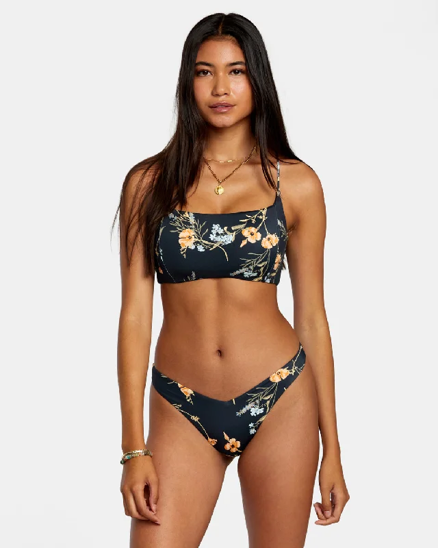 Sports women swimwear for high - intensity water activities like swimming lapsBloom Seamed Crossback Bikini Top - Black Sports women swimwear for high - intensity water activities like swimming lapsBloom Seamed Crossback Bikini Top - Black