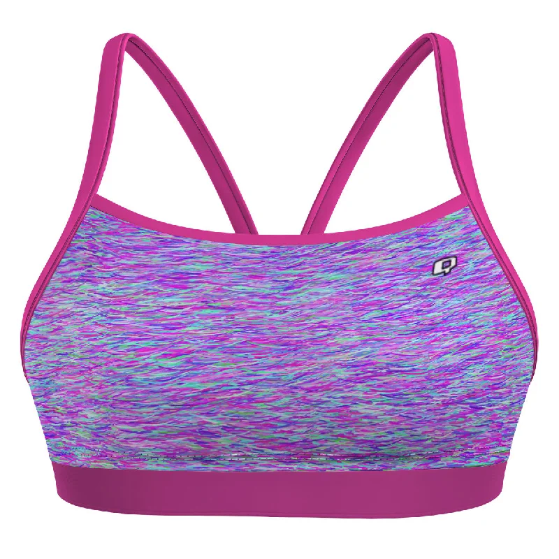 Metallic women swimwear with a shiny finish for a glamorous poolside lookCoral Sea - Classic Sports Bikini Top Metallic women swimwear with a shiny finish for a glamorous poolside lookCoral Sea - Classic Sports Bikini Top