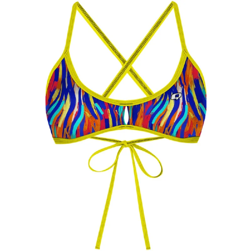 Push - up women swimwear to enhance the bust for a more confident beach lookCozumel Demi Tieback Bikini Top Push - up women swimwear to enhance the bust for a more confident beach lookCozumel Demi Tieback Bikini Top