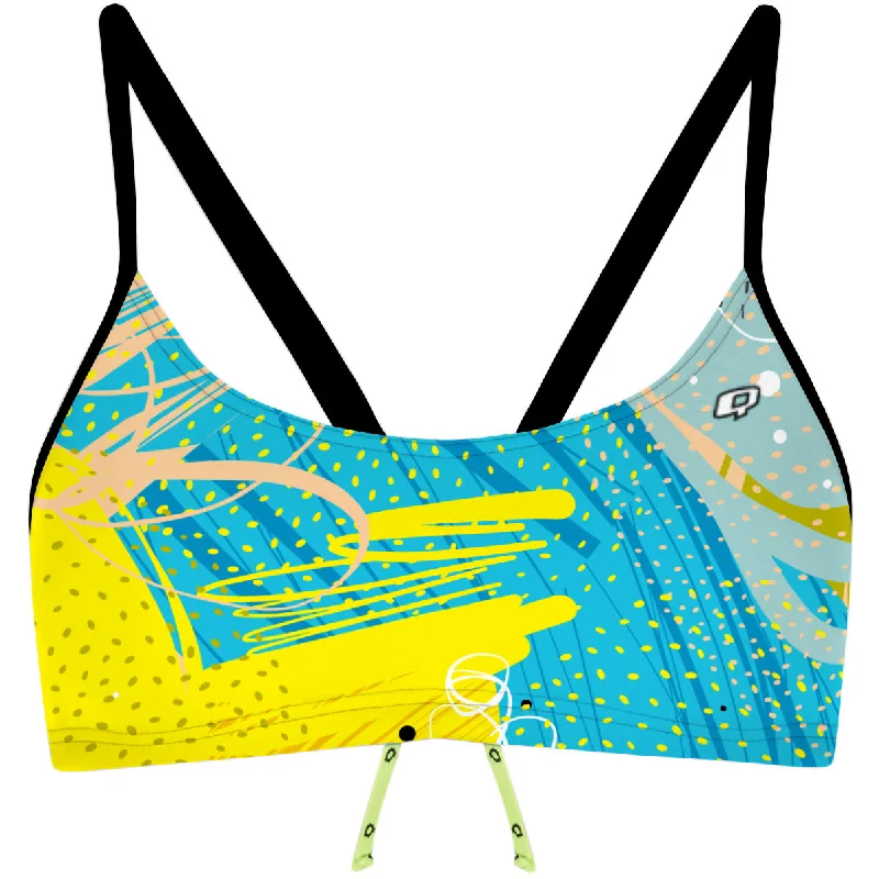 High - waisted women swimwear for a retro and flattering lookDeep Spring Bandeau Bikini Top High - waisted women swimwear for a retro and flattering lookDeep Spring Bandeau Bikini Top
