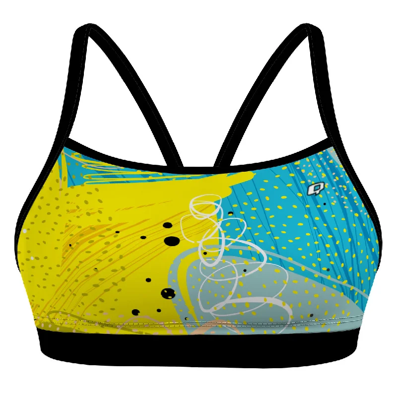 Lace - trimmed women swimwear for an elegant and romantic touchDeep Spring Classic Sports Bikini Top Lace - trimmed women swimwear for an elegant and romantic touchDeep Spring Classic Sports Bikini Top