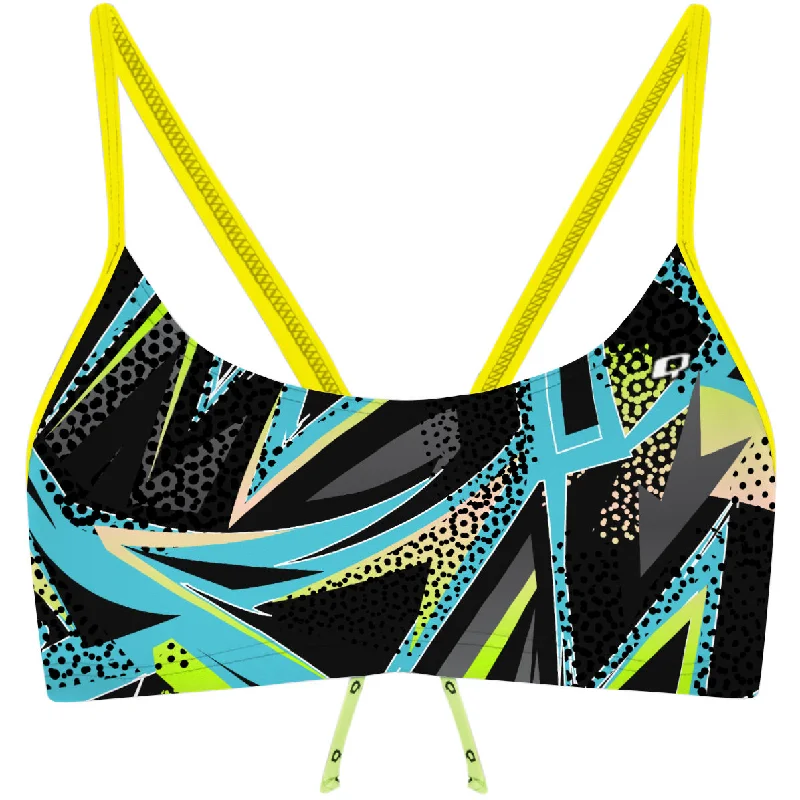 Striped women swimwear with a classic pattern for a timeless beach lookDistortia Bandeau Bikini Top Striped women swimwear with a classic pattern for a timeless beach lookDistortia Bandeau Bikini Top