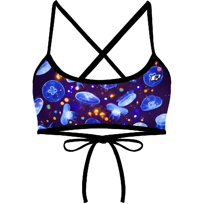 Rash - guard women swimwear for sun protection during water sportsJelly Jiggle - Ciara Tieback Bikini Top Rash - guard women swimwear for sun protection during water sportsJelly Jiggle - Ciara Tieback Bikini Top