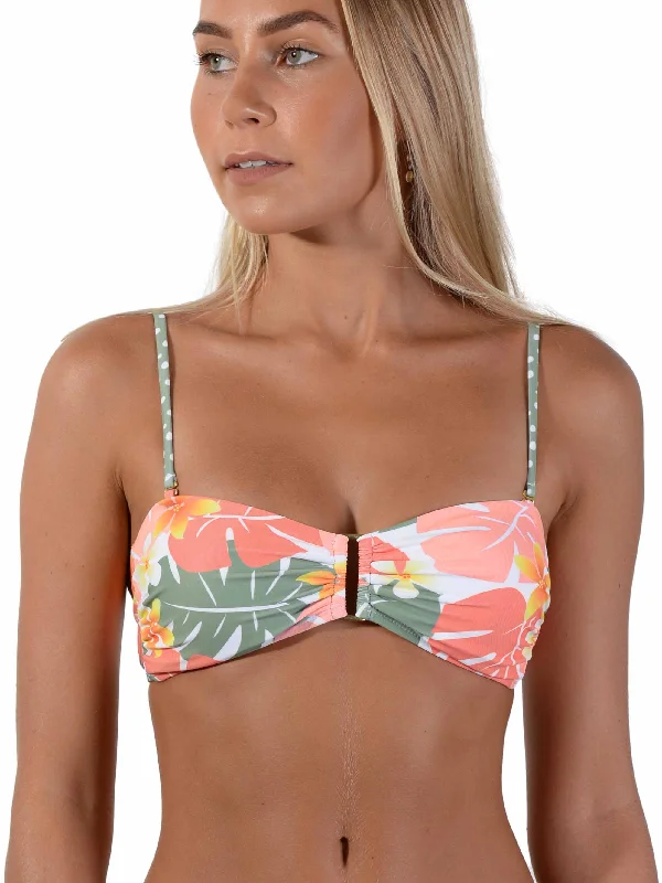 Sports women swimwear for high - intensity water activities like swimming lapsJungle Jive Bandeau Bikini Top Sports women swimwear for high - intensity water activities like swimming lapsJungle Jive Bandeau Bikini Top