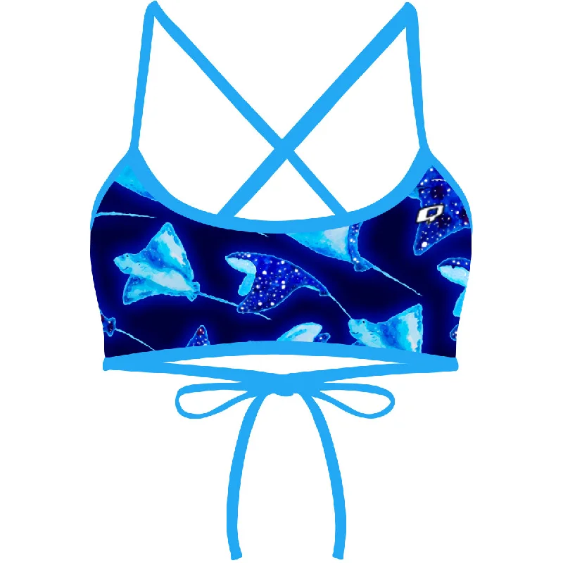 Ruched women swimwear with fabric gathers for a slimming effectManta Rays - Ciara Tieback Bikini Top Ruched women swimwear with fabric gathers for a slimming effectManta Rays - Ciara Tieback Bikini Top