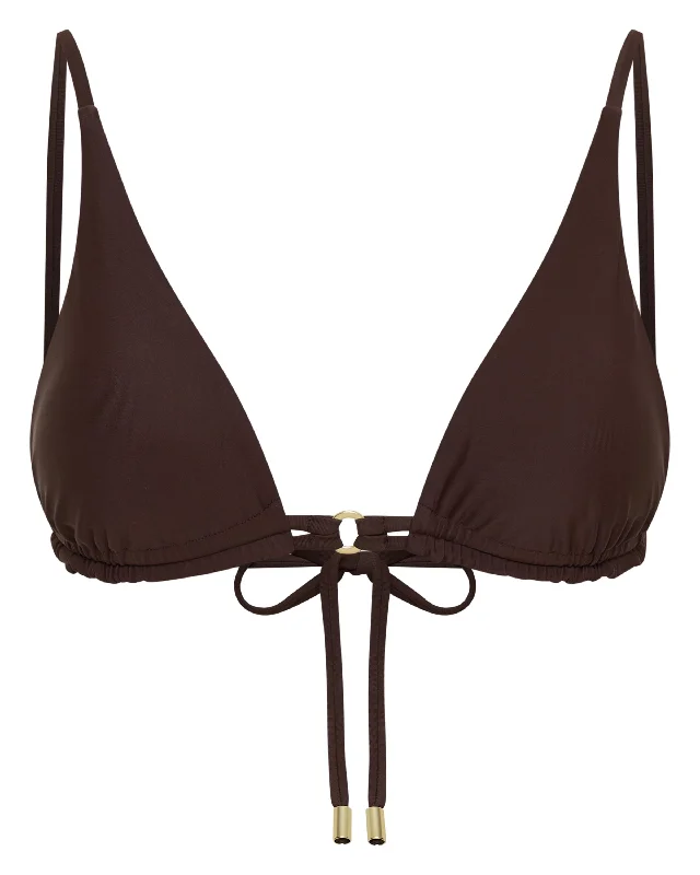 One - piece women swimwear with cut - outs for a stylish and modern appealMessina Top Chocolate One - piece women swimwear with cut - outs for a stylish and modern appealMessina Top Chocolate