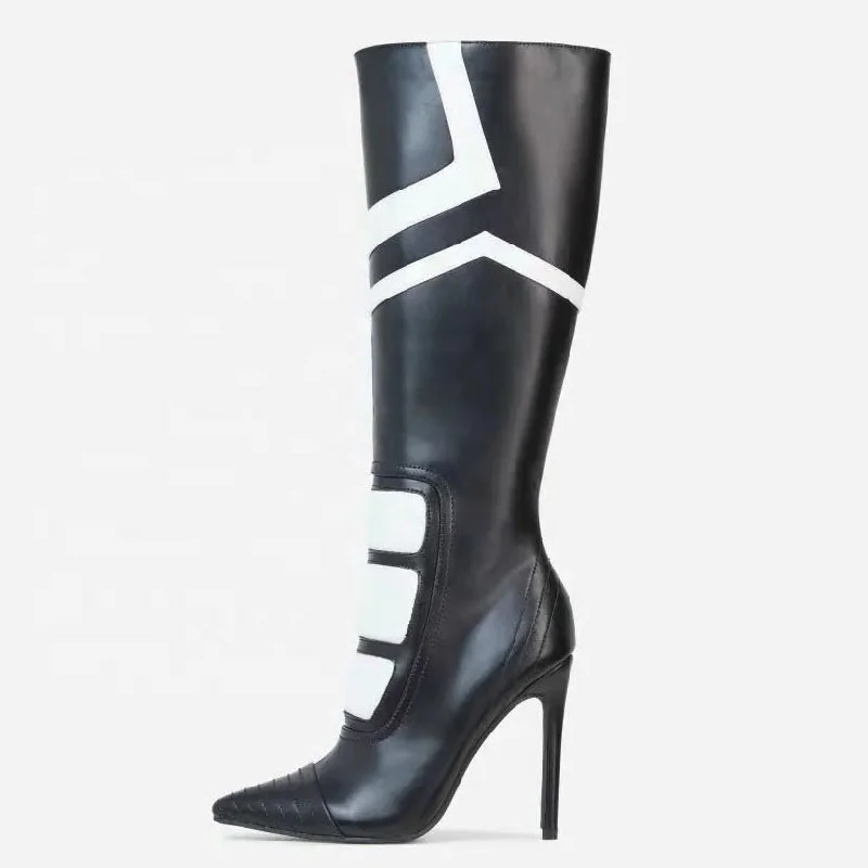Plus - Size Bodysuits with a Comfortable and Flattering FitPatchwork Pointed Toe Knee-High Boots Plus - Size Bodysuits with a Comfortable and Flattering FitPatchwork Pointed Toe Knee-High Boots