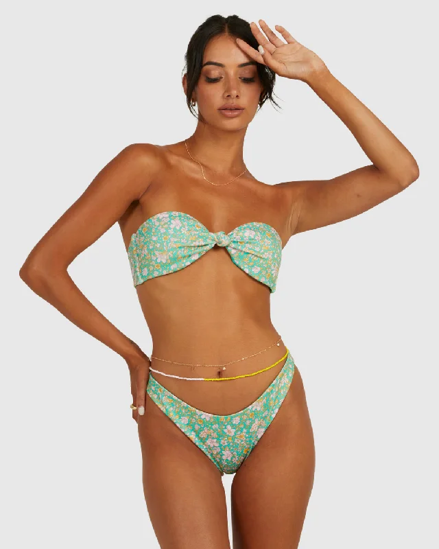 High - performance women swimwear with quick - drying fabric for active swimmersPetal Bandeau Bikini Top - Spearmint High - performance women swimwear with quick - drying fabric for active swimmersPetal Bandeau Bikini Top - Spearmint