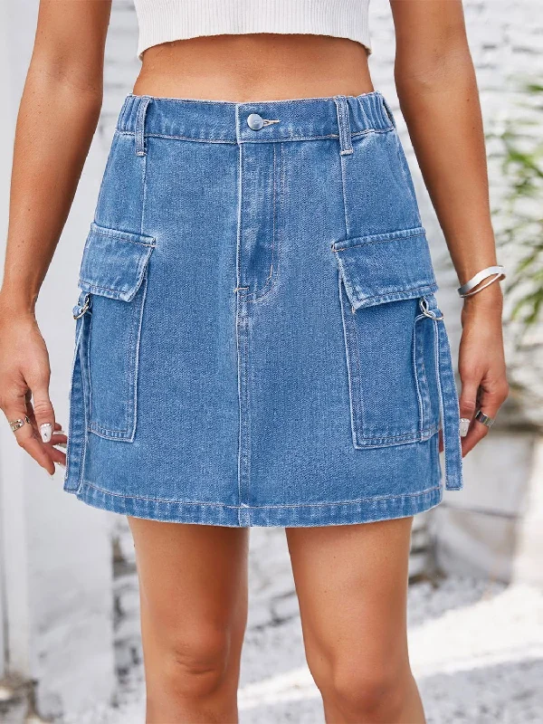 Organic Cotton Bodysuits for an Eco - Friendly and Comfortable OptionPocketed Buttoned Denim Skirt Organic Cotton Bodysuits for an Eco - Friendly and Comfortable OptionPocketed Buttoned Denim Skirt