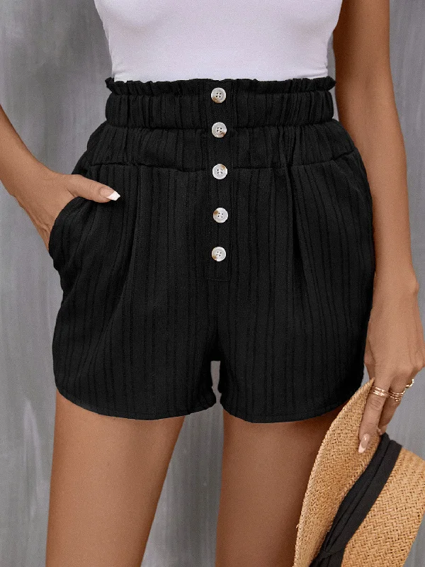 Lace Bodysuits for a Sexy and Elegant Bedroom LookPocketed High Waist Shorts