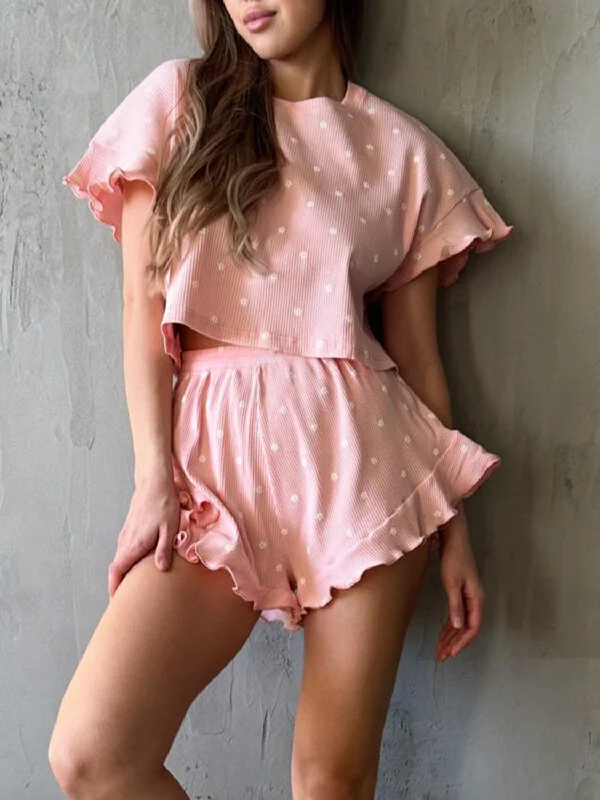 Metallic Bodysuits for a Glitzy and Glamorous Night OutPrinted Round Neck Top and Shorts Set Metallic Bodysuits for a Glitzy and Glamorous Night OutPrinted Round Neck Top and Shorts Set