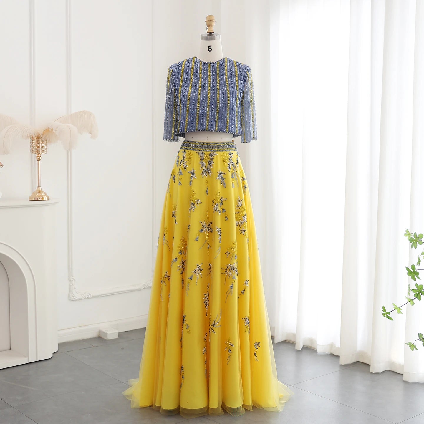 High - Neck Bodysuits for a Modest and Sophisticated LookSequined Blouse and A-Line Skirt Set High - Neck Bodysuits for a Modest and Sophisticated LookSequined Blouse and A-Line Skirt Set