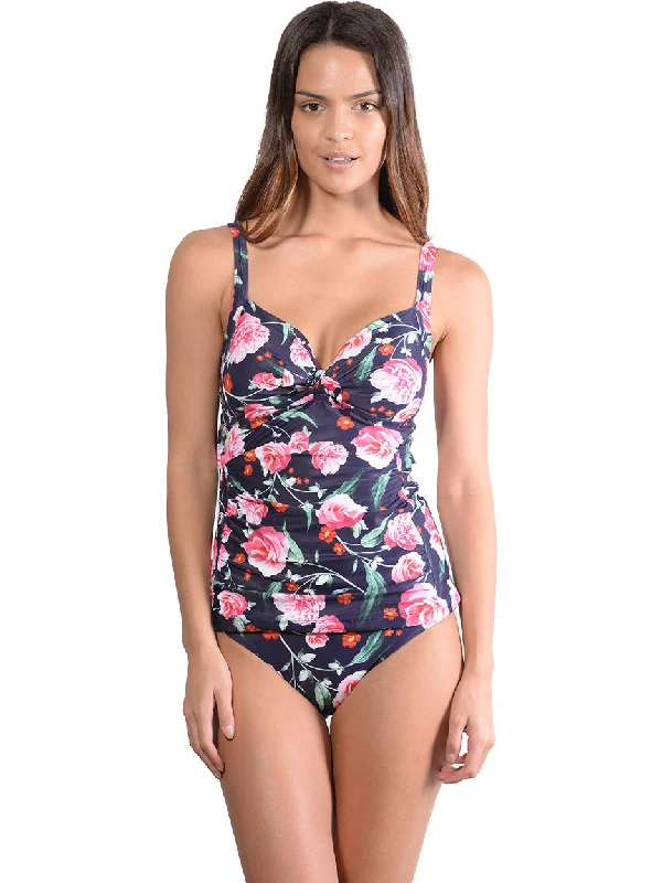 Convertible women swimwear that can be worn in multiple styles for versatilitySummer Romance Indigo D-E Cup Ruched Singlet Bikini Top Convertible women swimwear that can be worn in multiple styles for versatilitySummer Romance Indigo D-E Cup Ruched Singlet Bikini Top