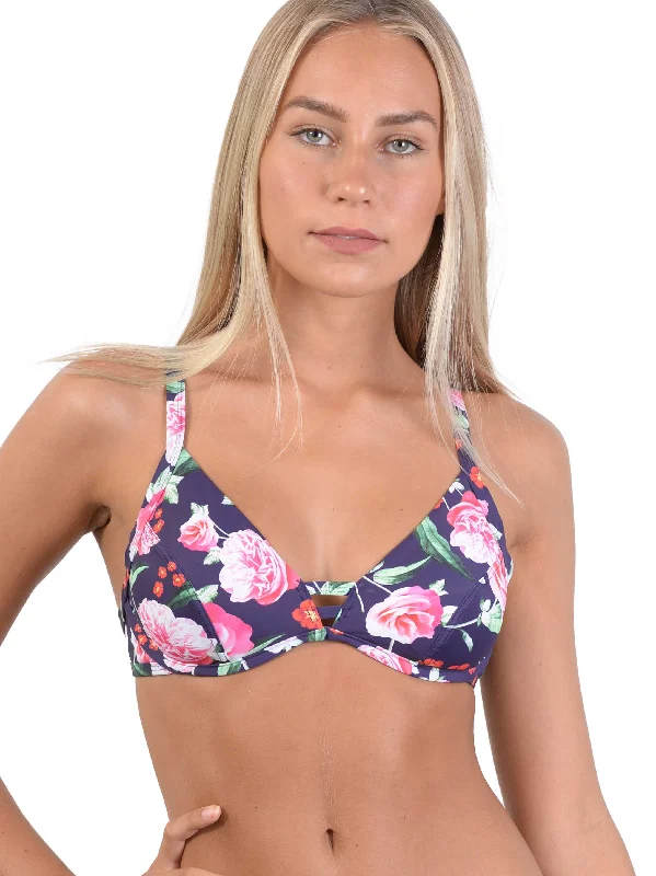 Sports women swimwear for high - intensity water activities like swimming lapsSummer Romance Indigo D-DD Underwire Bralette Bikini Top Sports women swimwear for high - intensity water activities like swimming lapsSummer Romance Indigo D-DD Underwire Bralette Bikini Top