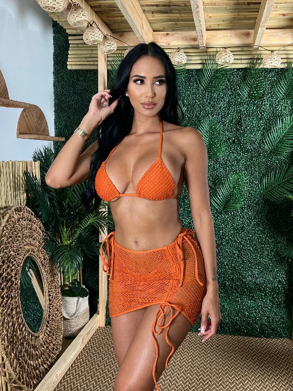 One - piece women swimwear with cut - outs for a stylish and modern appealTULUM SKIRT- GINGER One - piece women swimwear with cut - outs for a stylish and modern appealTULUM SKIRT- GINGER